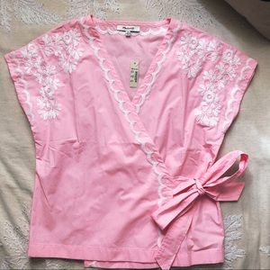 Madewell wrap top